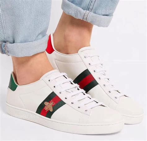 gucci white ace replica|Gucci ace shoes authentic.